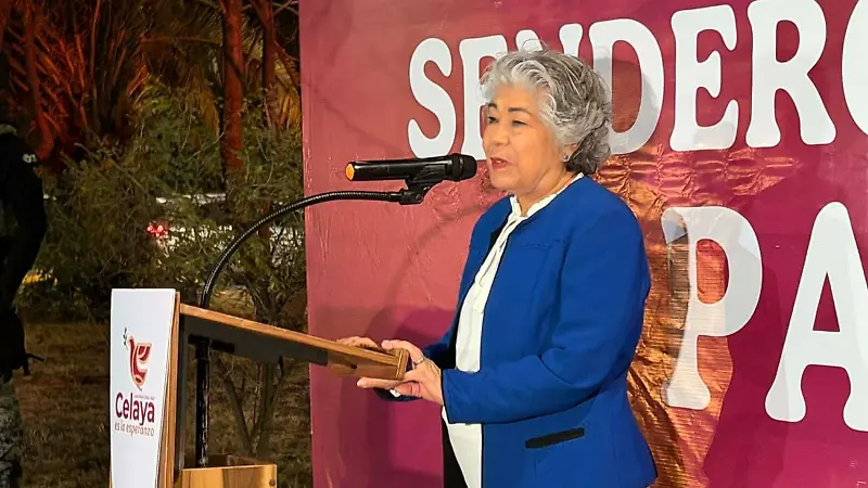 Celia Mendoza agradeció por la entrega de una mejor iluminación.